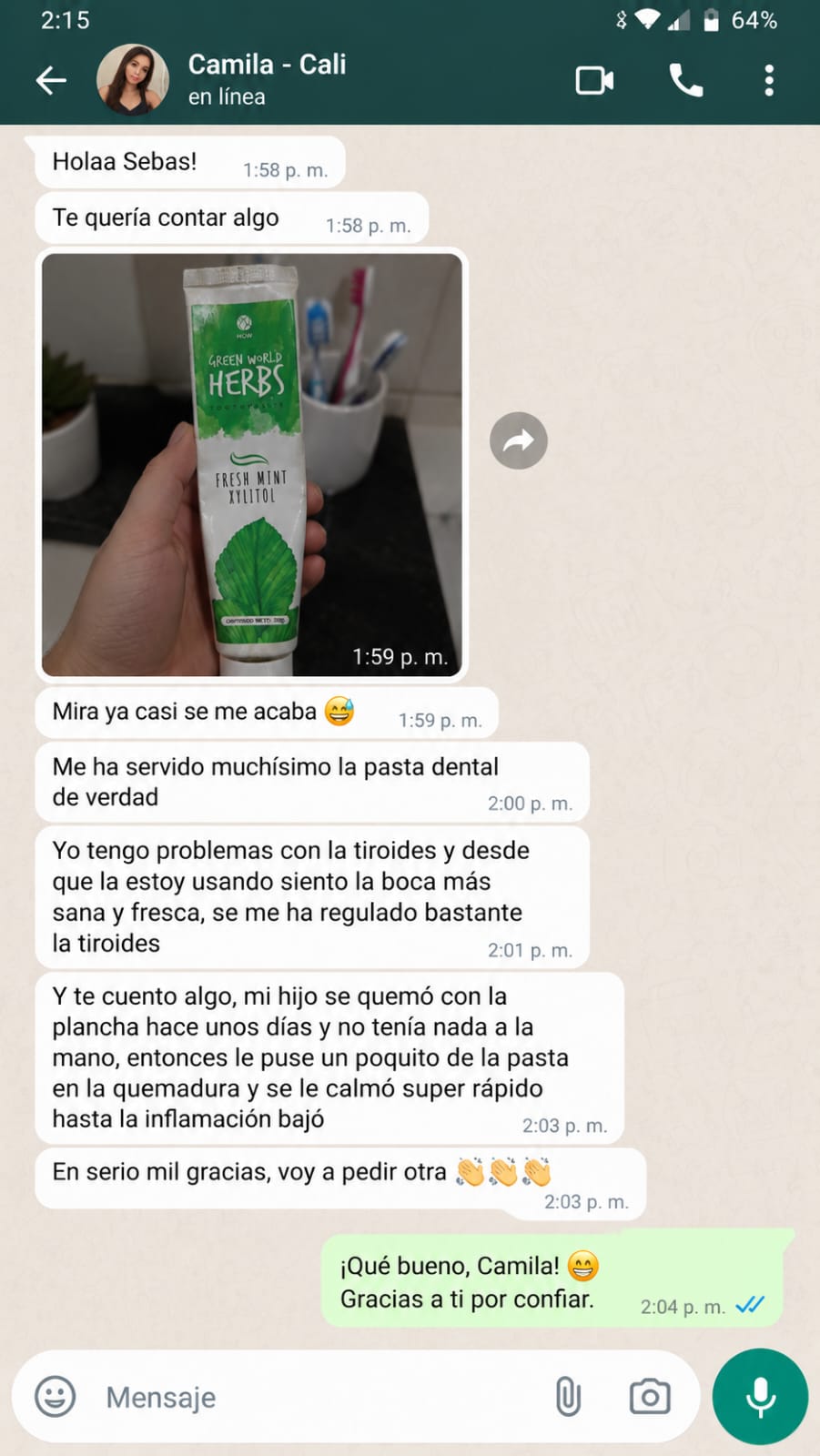 Testimonio de cliente