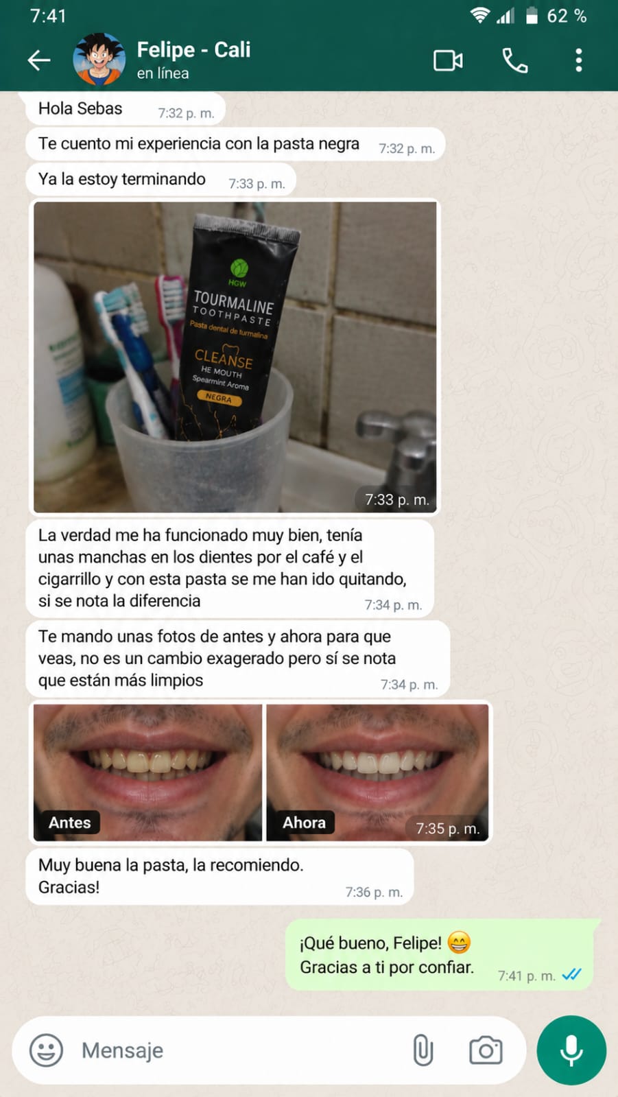 Testimonio de cliente